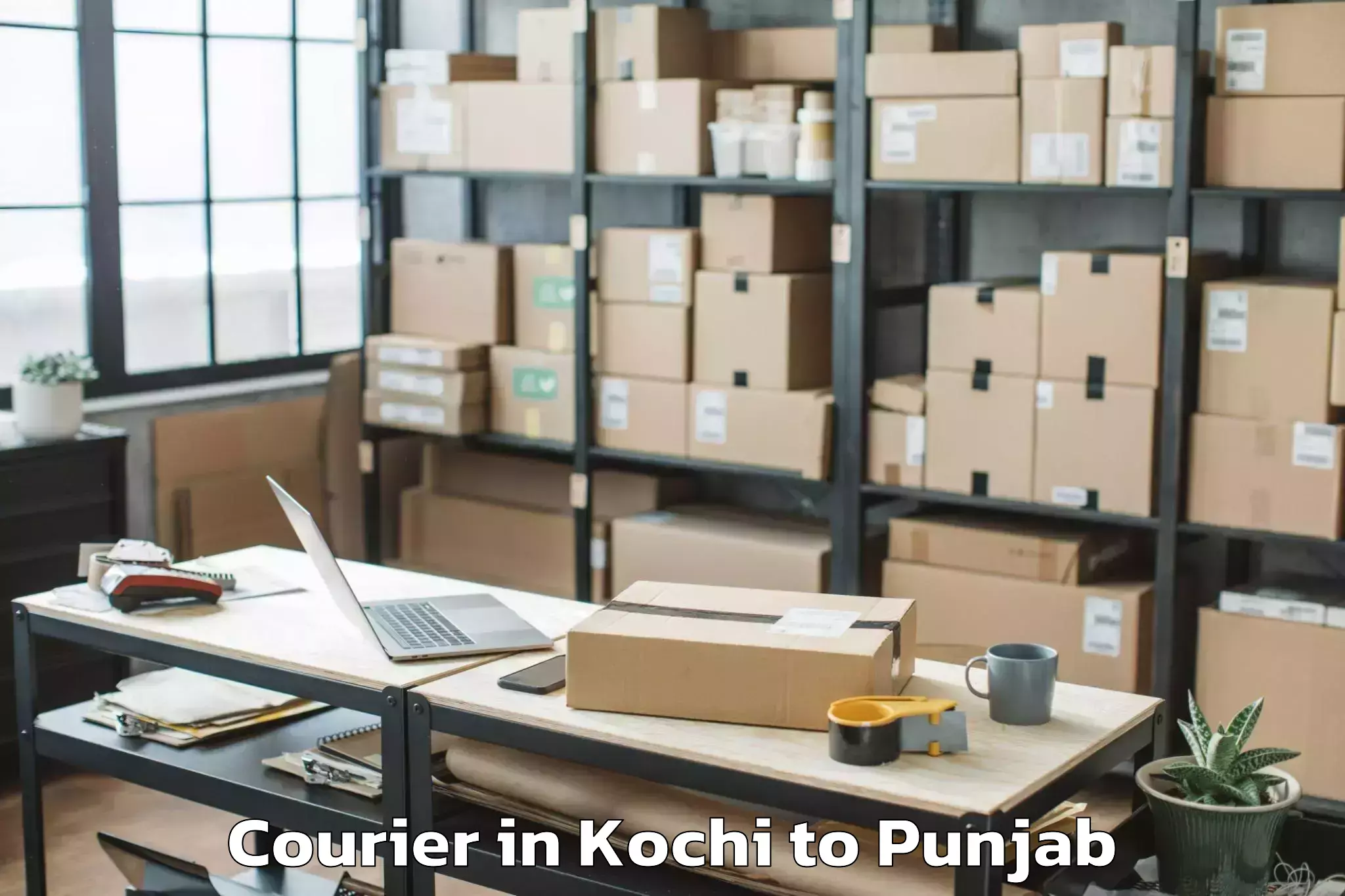 Kochi to Dhanaula Courier